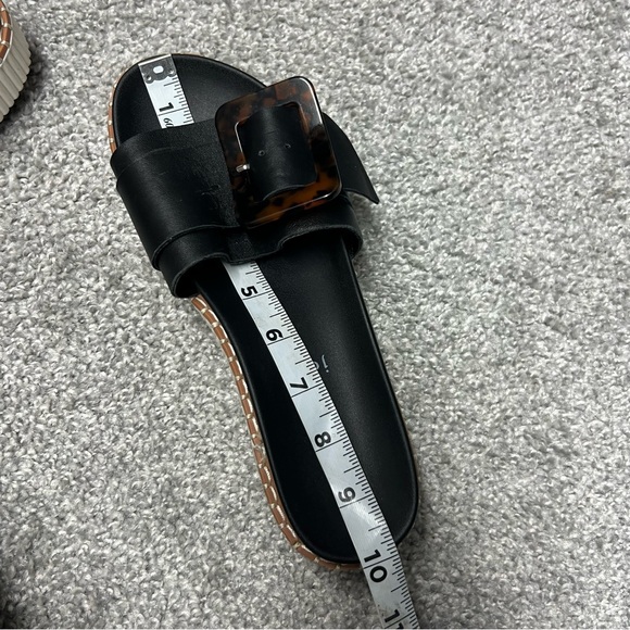 Joie Sandals women’s 8.5 black Lyla platform adjustable buckle genuine leather - Picture 9 of 9